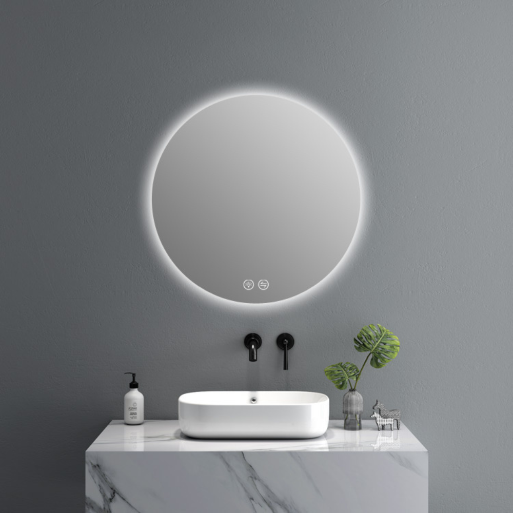 Cosm BACK LIGHT MIRROR LED/3CCT/Dimmable/Anti Fog 32"*30"-Round-CM3205S